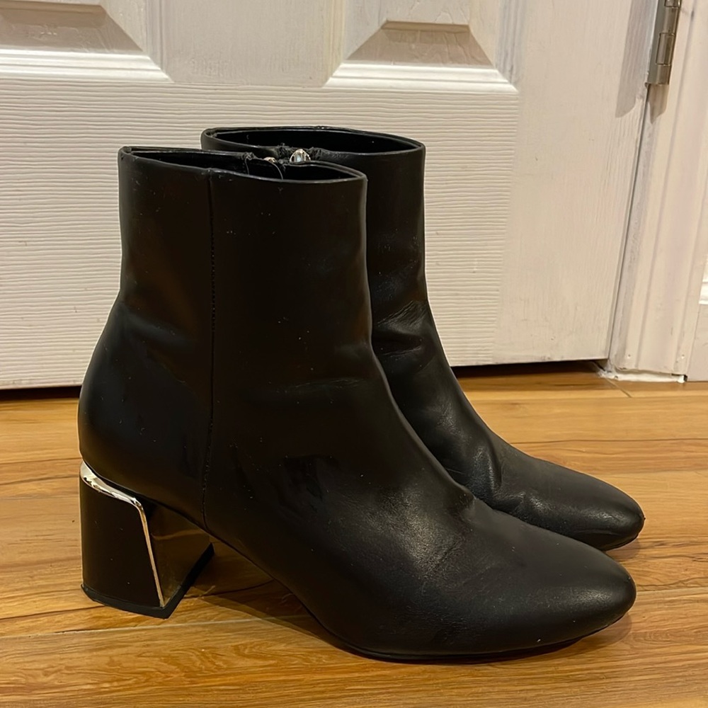 Zara Black Ankle Booties